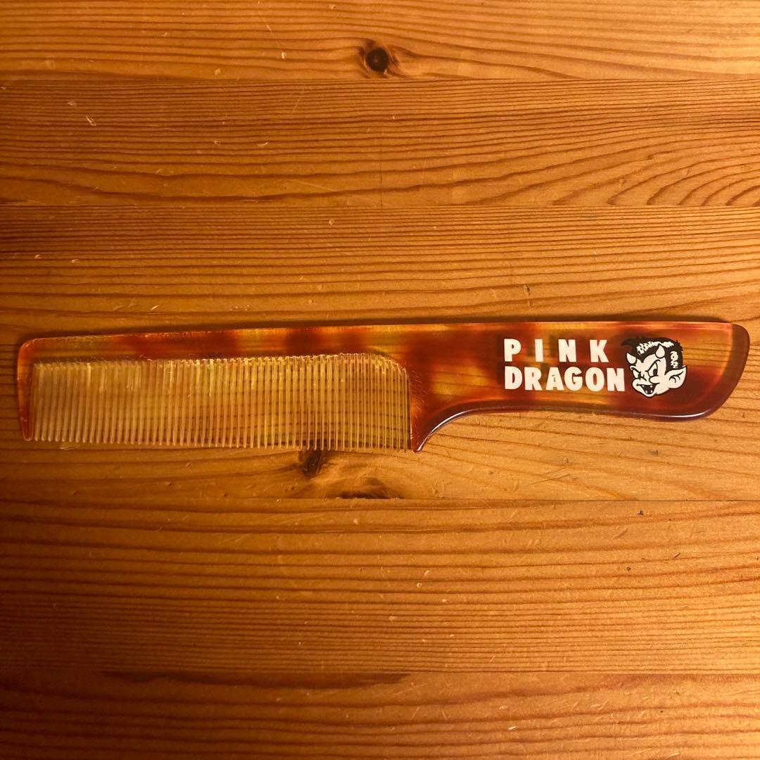 80年〜90年代当時物クリームソーダ・ピンクドラゴン コーム4本セット