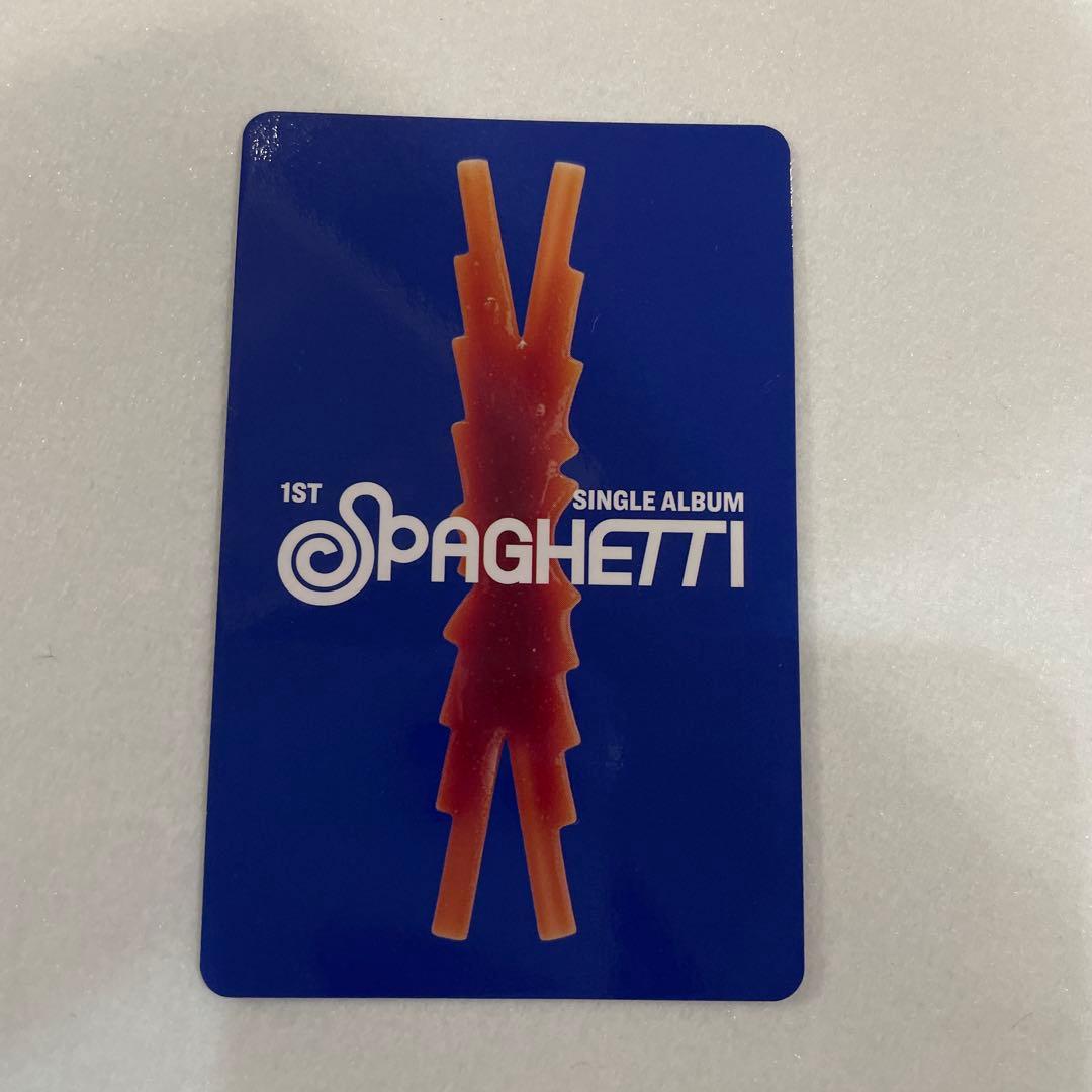 LE SSERAFIM SPAGHETTI トレカ ウンチェ - メルカリ