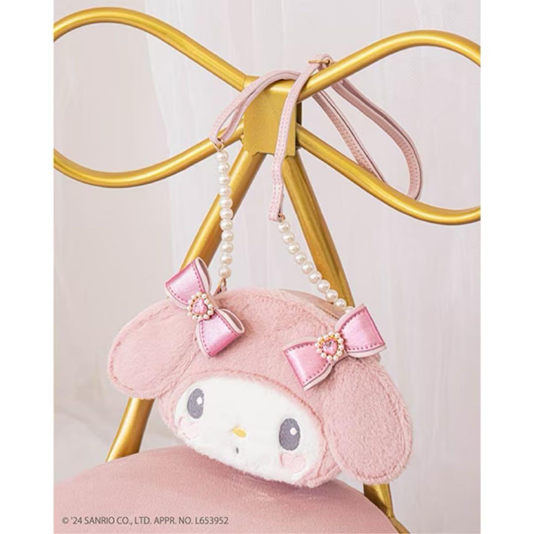 レア　メゾピアノ【おめかしマイメロディ】フェイス　ショルダーバッ