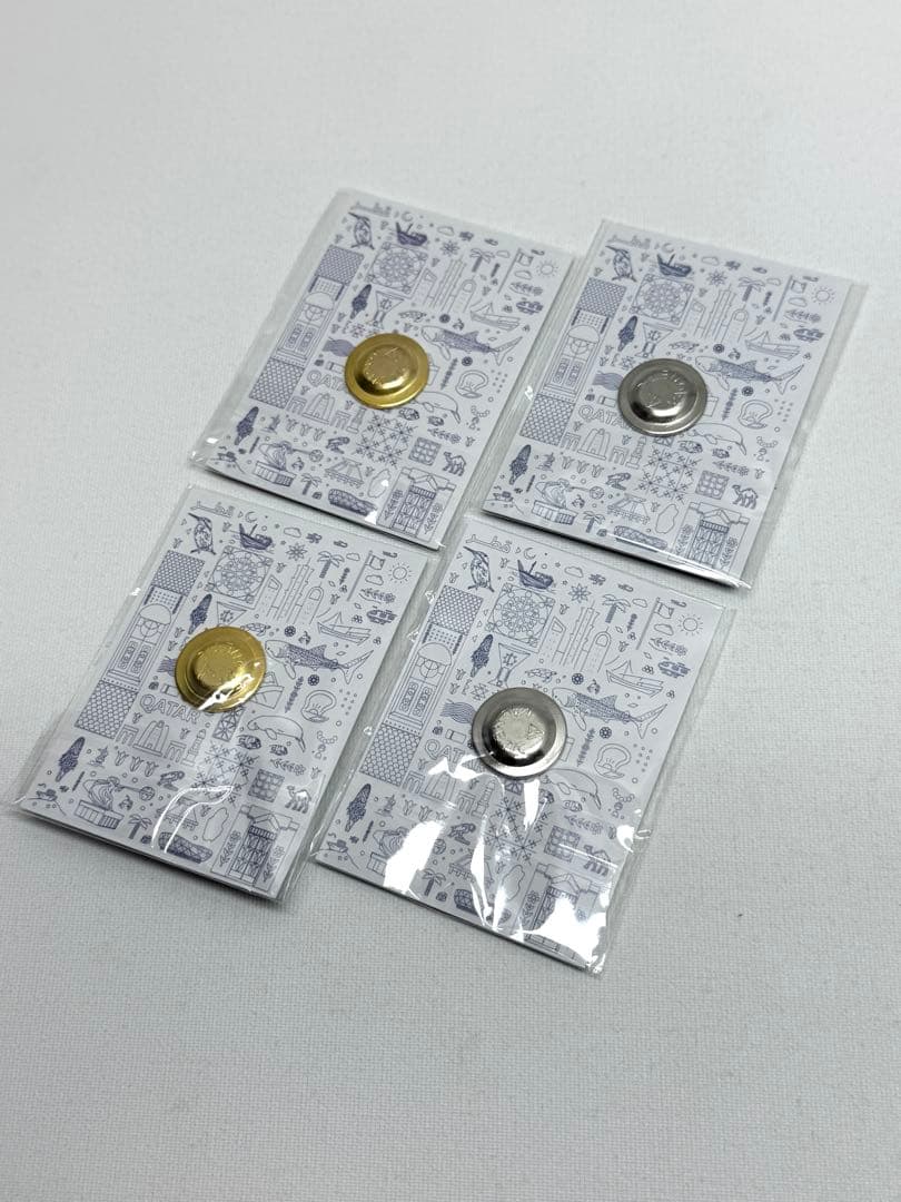 大阪万博 カタールパビリオン 限定 マグネットピンバッジ ピンズ 4種