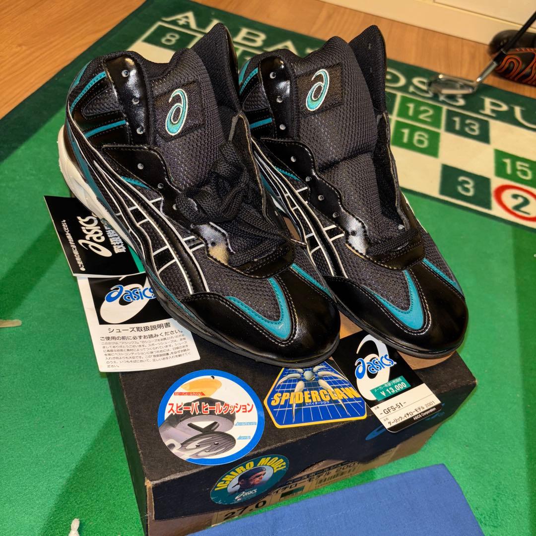 【2001イチローモデル】新品 未使用27.0cm アシックス