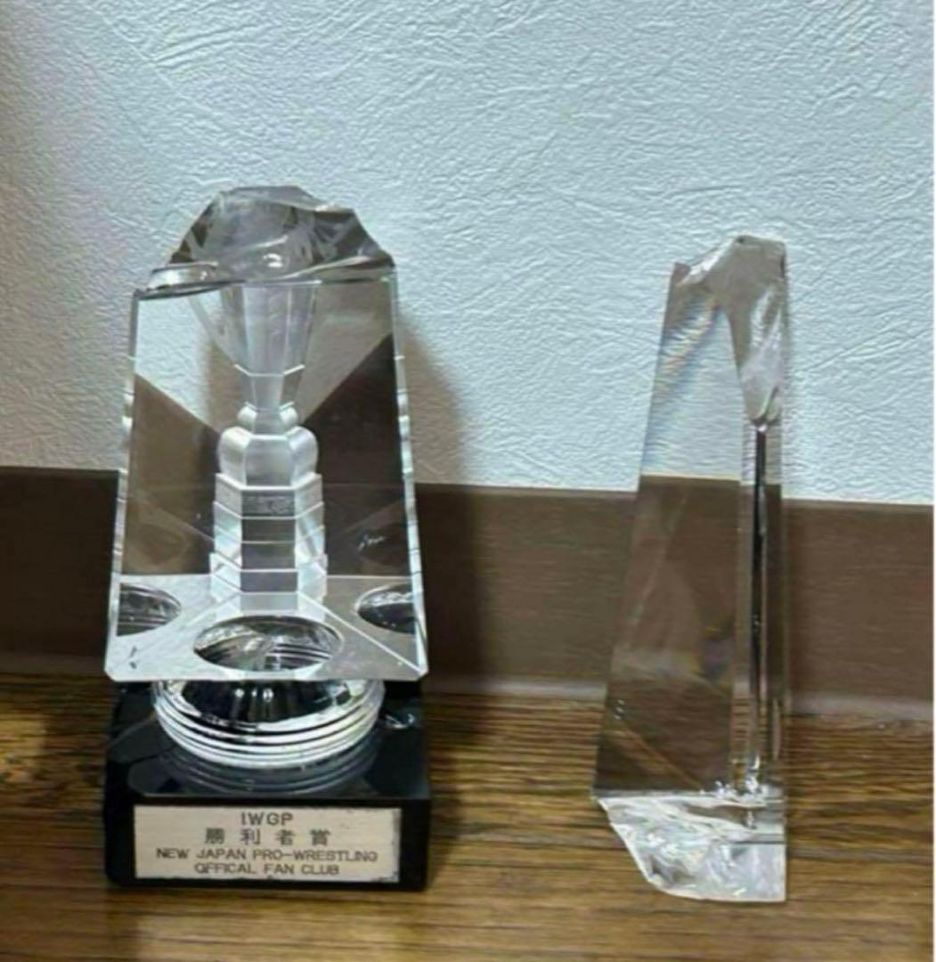 新日本プロレス　IWGP選手権　勝利者トロフィー　実使用　5月6日まで限定値下げ
