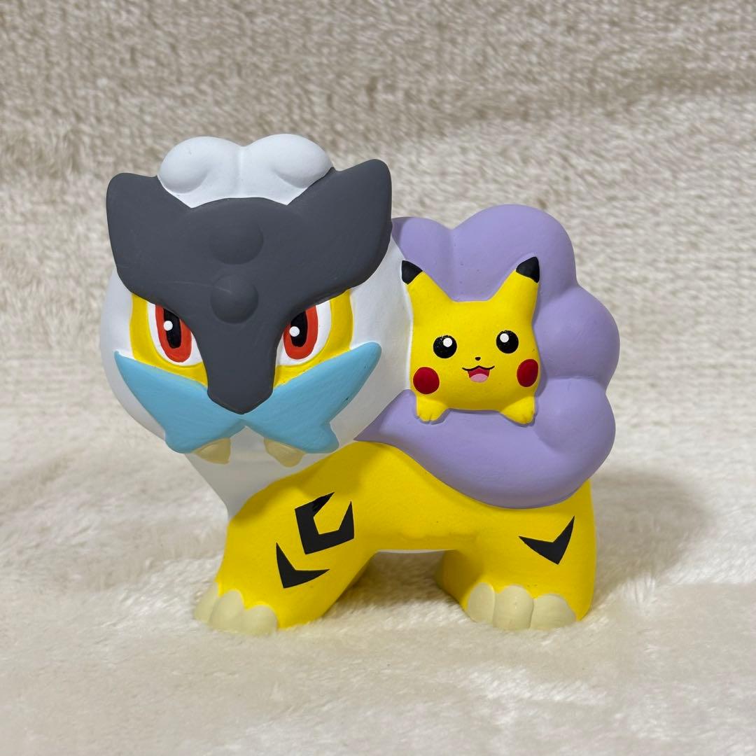 希少品】薬師窯 陶磁器工芸 ポケモン 陶飾り ピカチュウ ライコウ