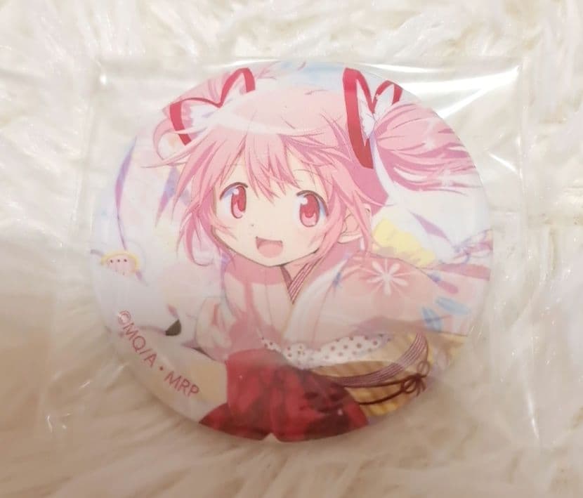 初回ver. 晴れ着缶バッジ 鹿目まどか 魔法少女まどか☆マギカ まどマギ