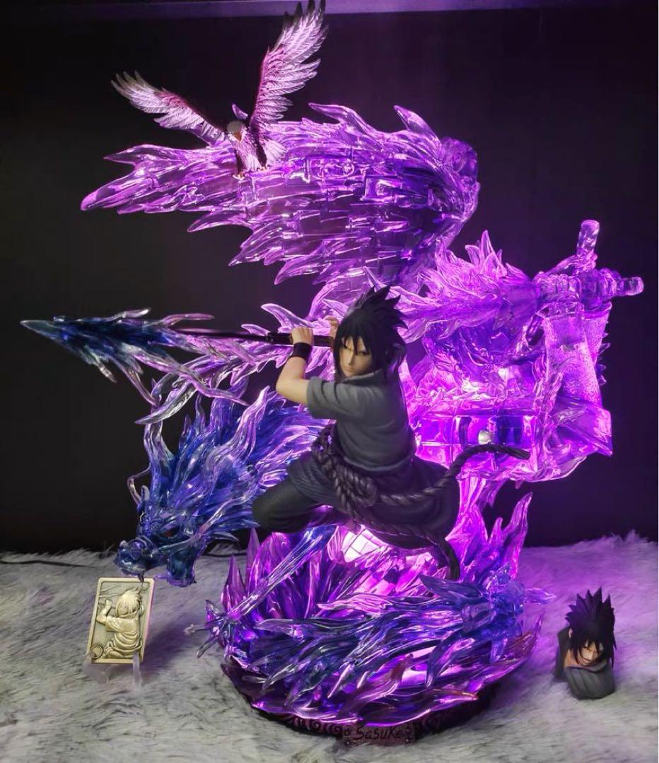 NARUTO ナルト うちはサスケ ガレージキット ガレキ スタチュー②④