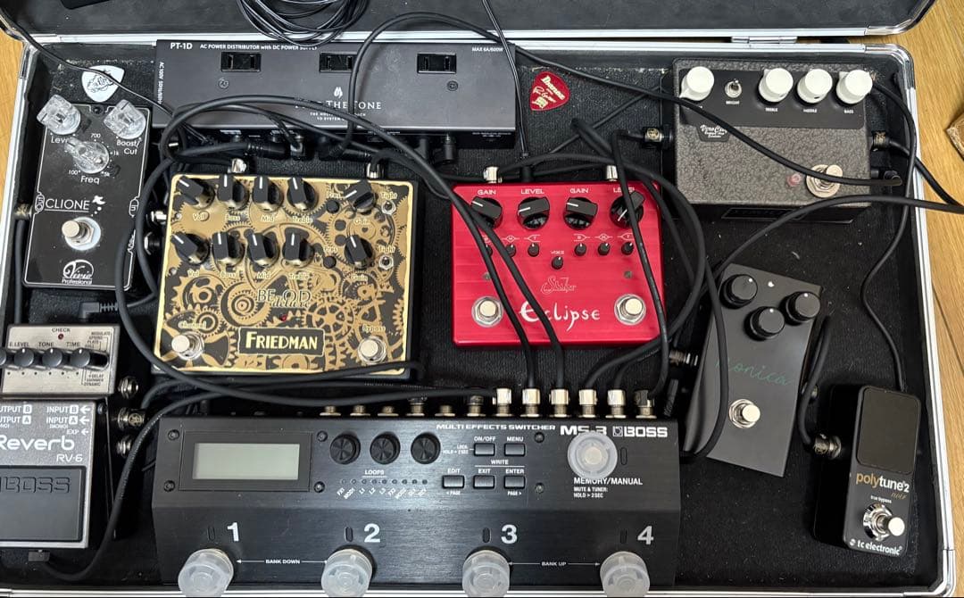 エフェクターボード　エフェクター　エレキギター　アンプ
