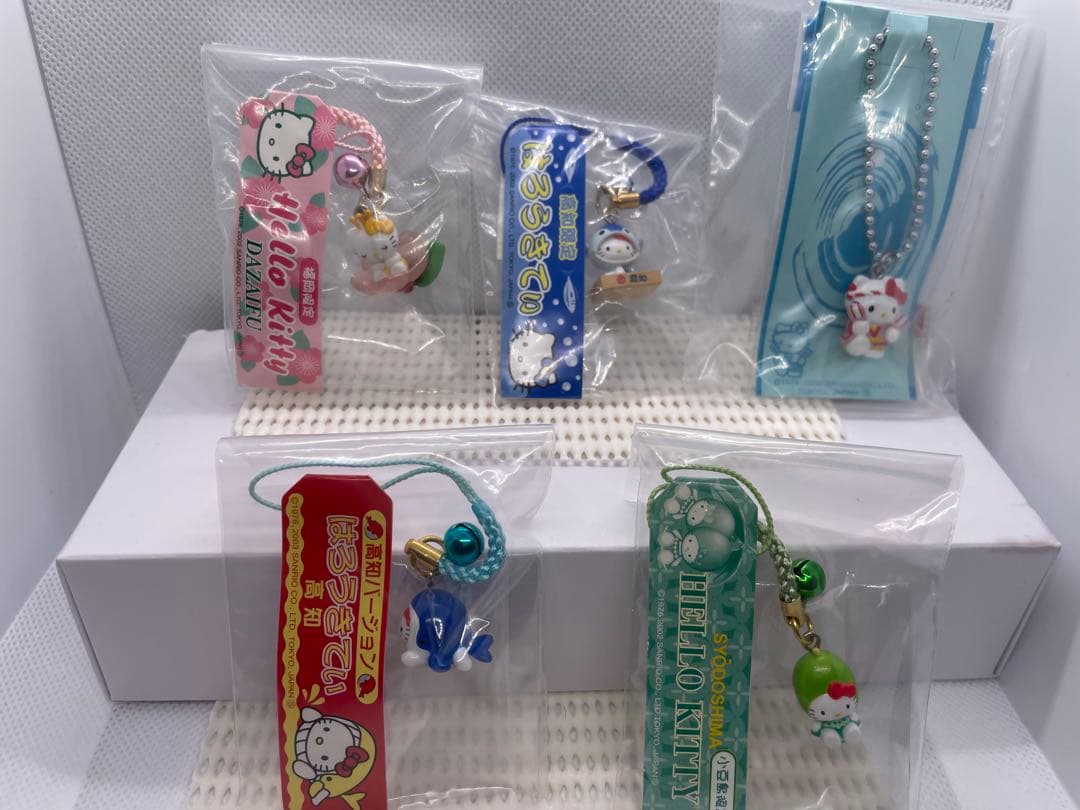 【希少/未開封】ご当地キティ 根付け ストラップ 10点まとめ売り 地域限定