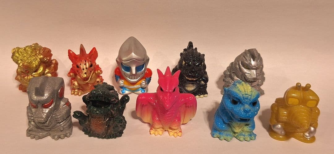 SDゴジラ大決戦の逆襲　指人形10体セット SDゴジラ大決戦の逆襲 指人形10体セット