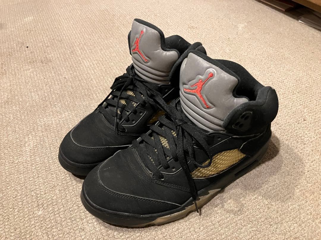 ナイキ エアジョーダン5 レトロ OG メタリックシルバー　(2016)