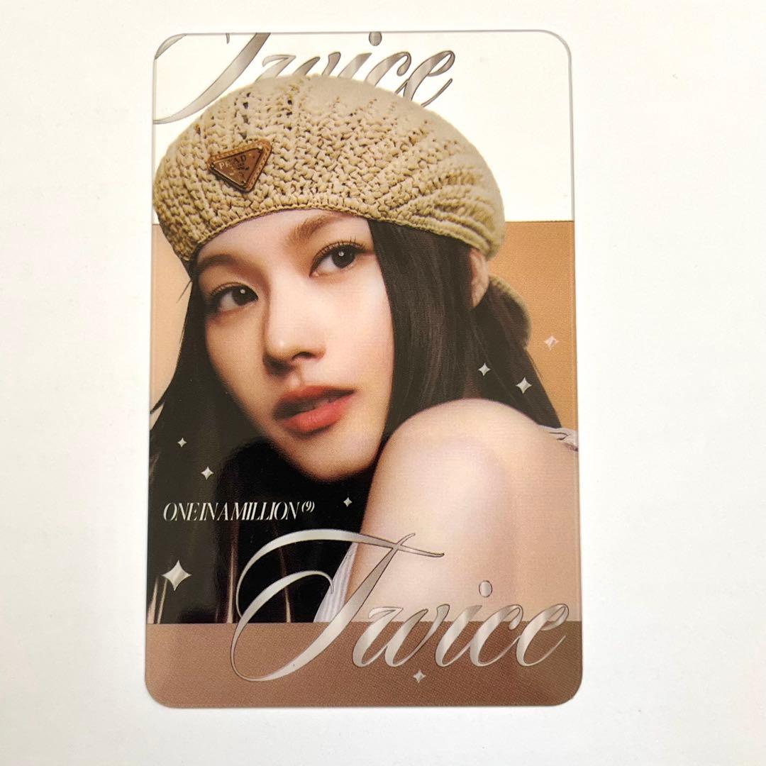 TWICE Qoo10アルバム特典クリアトレカ サナ - メルカリ