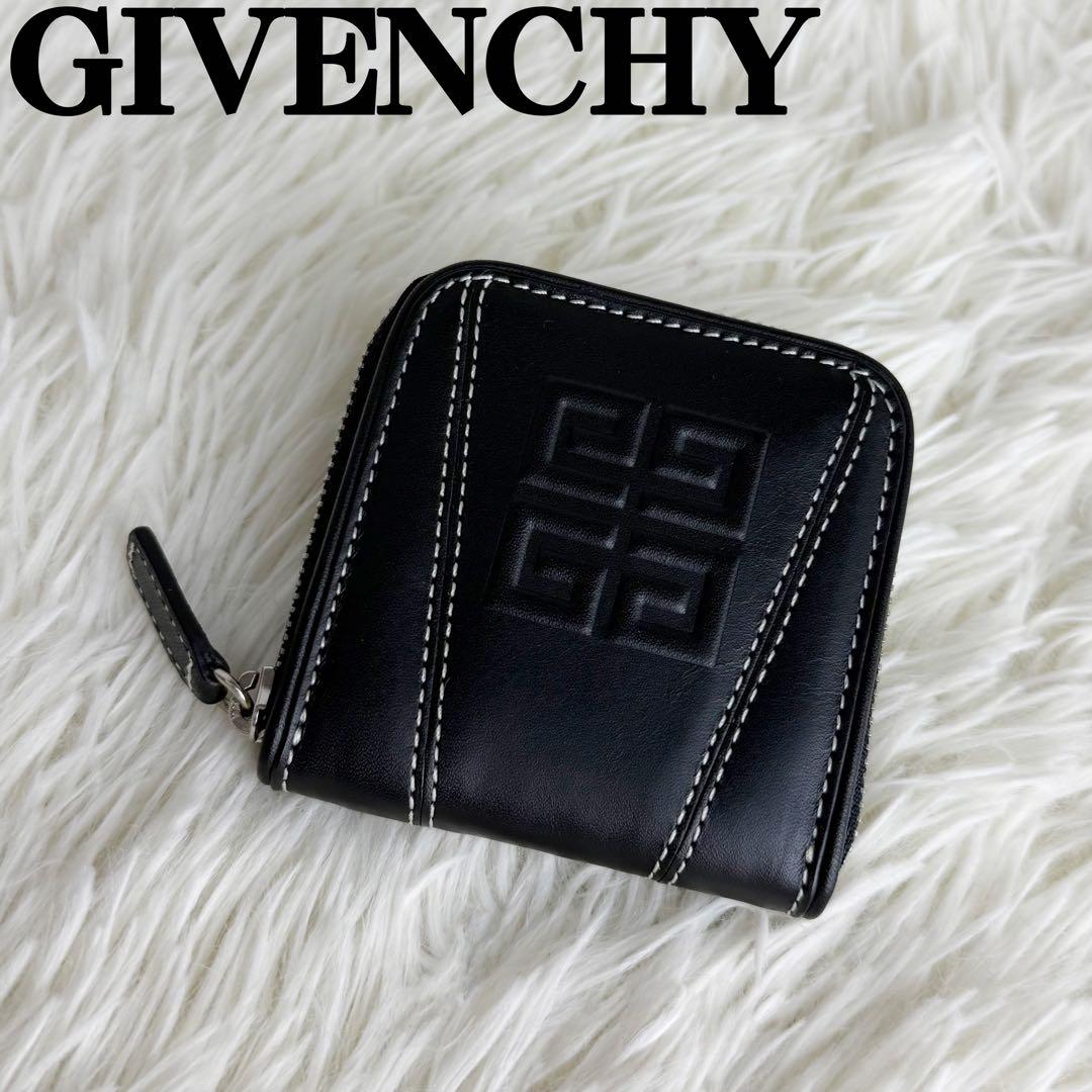 極美品♡GIVENCHY ジバンシー 4G ロゴ レザー ケース 財布