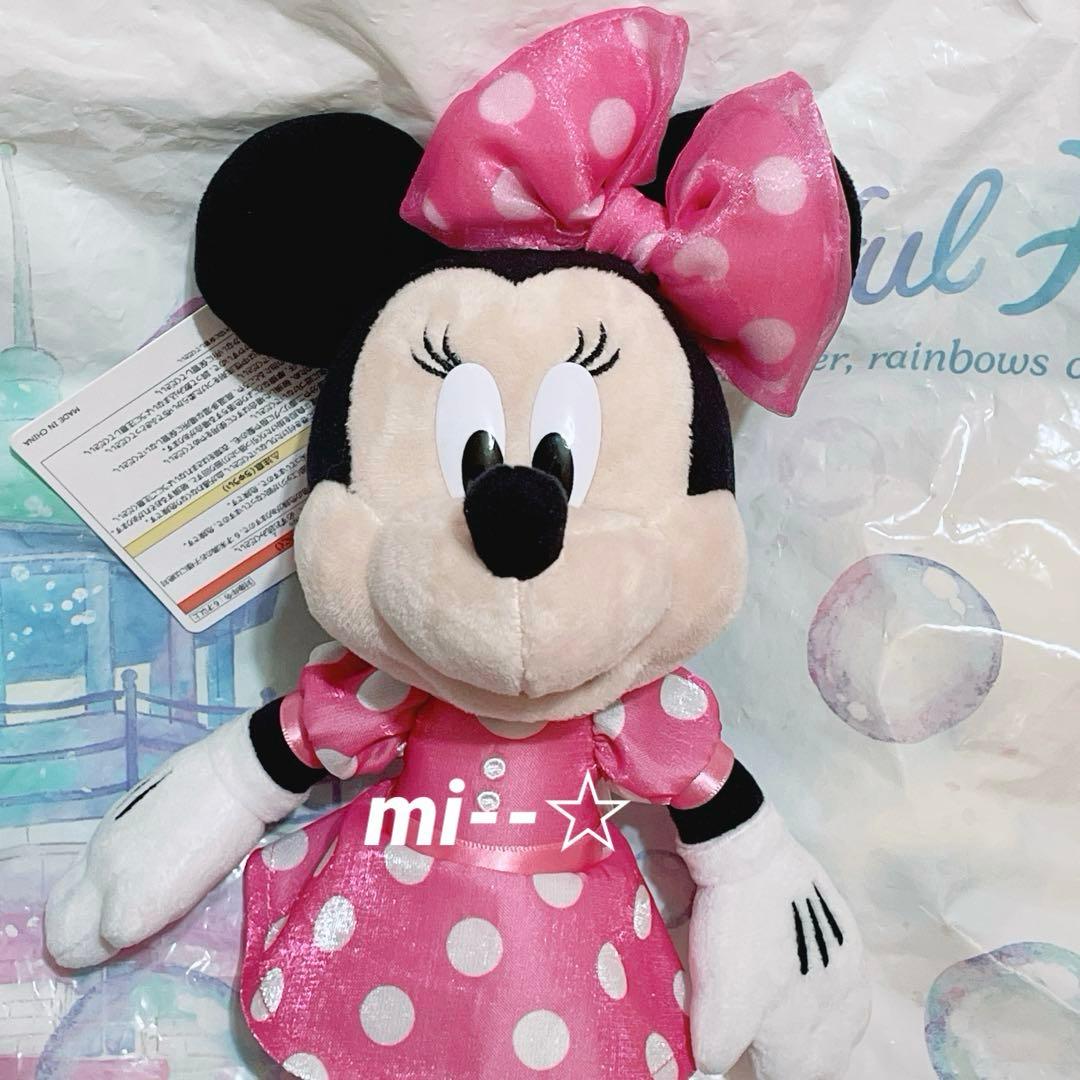 ディズニー ミニー ぬいぐるみチャーム ピンク ミニーの日
