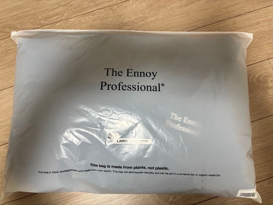 エンノイ ennoy ベンチコート 中綿 PADDED L