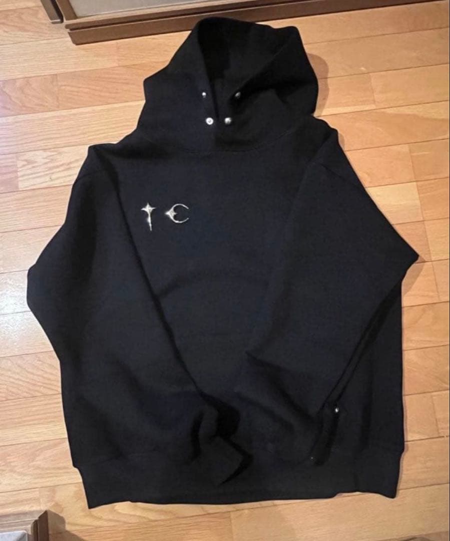 thug club サグクラブ　パーカー　Lサイズ　3サイズ新品未使用 Thug Club】Leather Flame Hooded Zip-Up (Thug Club/パーカー