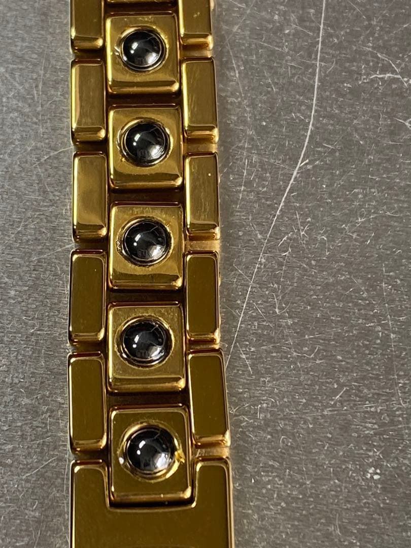 タングステン鋼にゲルマニューム付き　ブレスレット