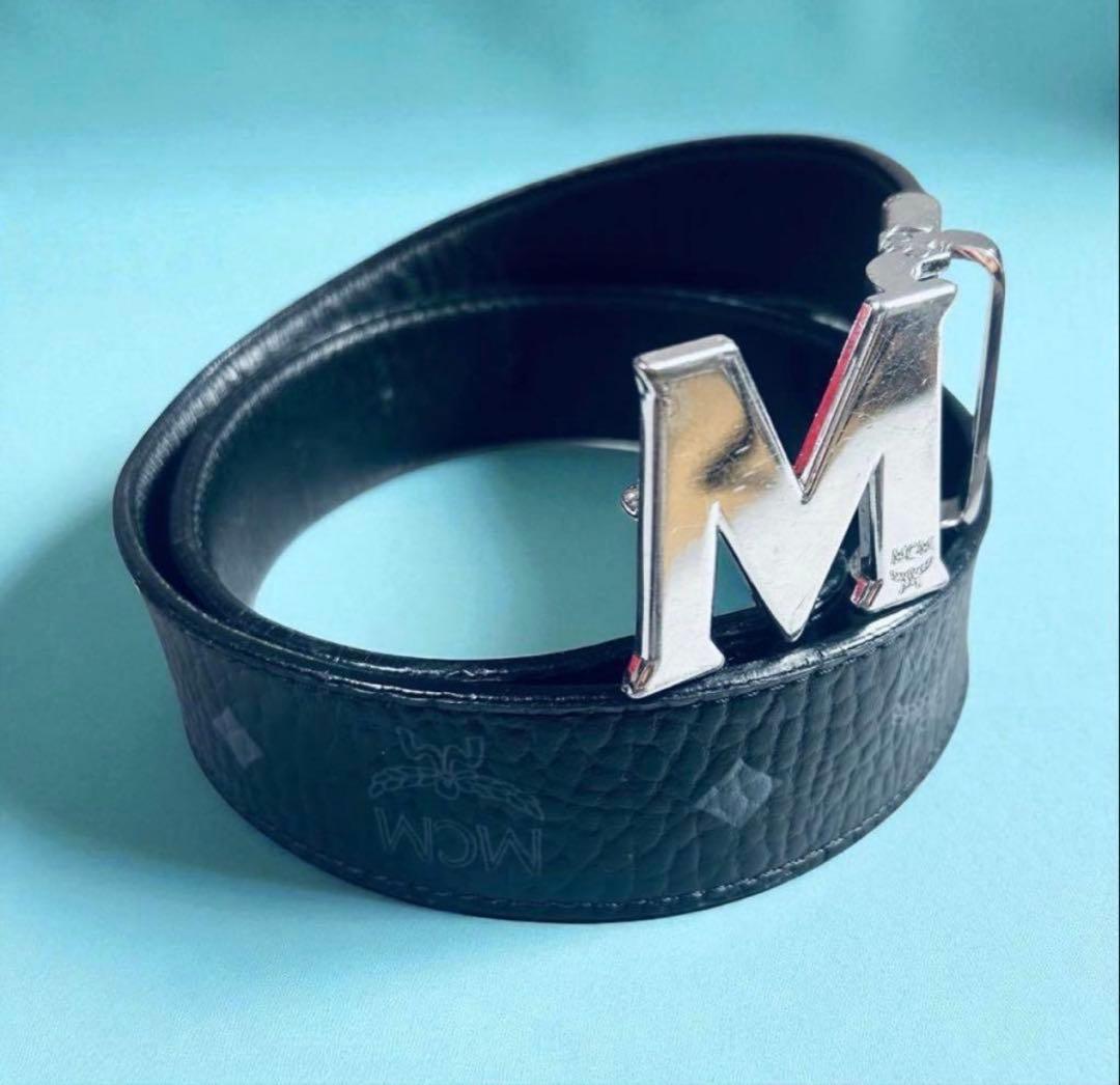 【廃盤】MCM ベルト ヴィセトス 本革 男女兼用