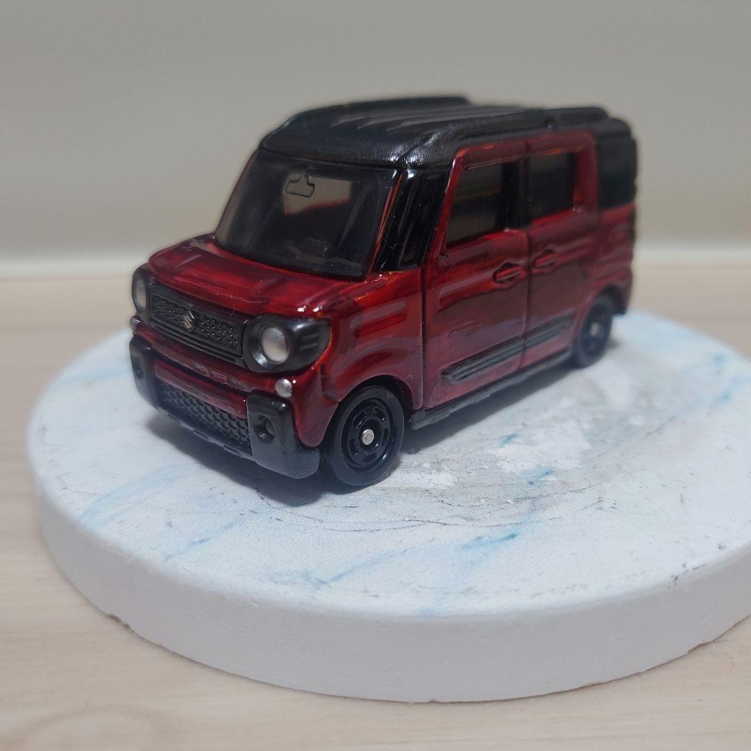 トミカ SUZUKI スペーシアギア《ペイント品》レッド×グレー - メルカリ