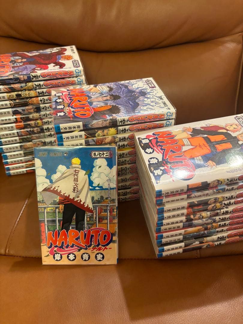 NARUTO 全72巻セット ！全巻透明ブックカバー付き！ - メルカリ