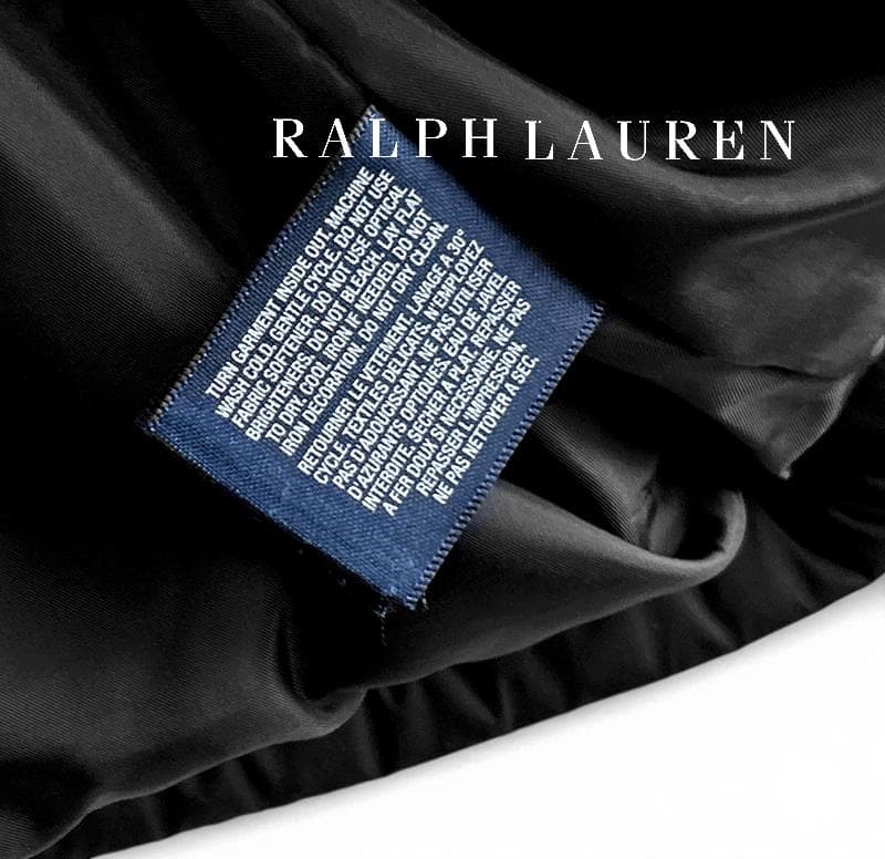 未使用級 ポロラルフローレン ポニー刺繍 2WAYフード 極暖ダウンコート