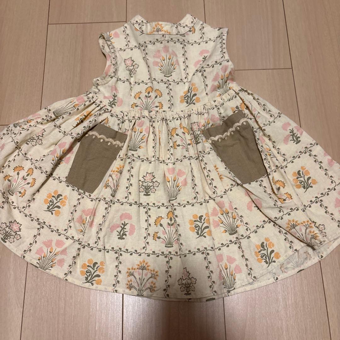 apolina kids セットアップ　2-3y Apolina Wilma Overall Rosepool Jacquard| BIEN BIEN