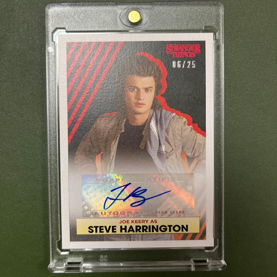 ストレンジャーシングス スティーブ サイン カード 25枚限定 トップス