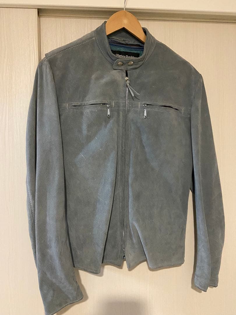 Harley-Davidson シングルライダースジャケット 38 牛革 Harley-Davidson ライダースジャケット 38 - メルカリ