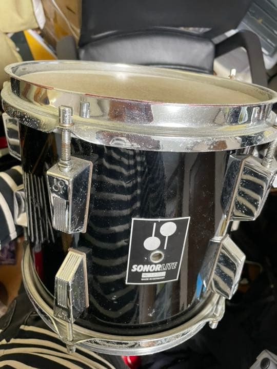 SONOR LITE 10 インチ BLACK [VINTAGE] Sonor Lite Drum Kit in Piano Black - 1990s – Horny's Drums