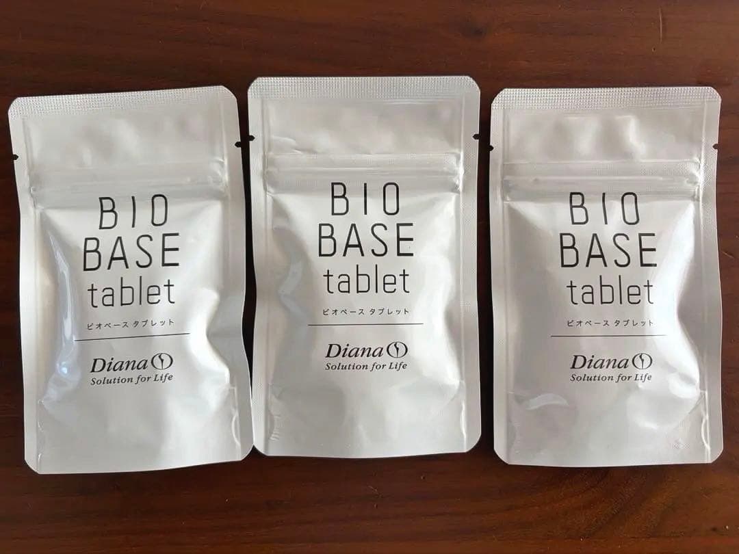 値下げしました！ダイアナ　ビオベースタブレット　60粒入り　3袋　新品未開封