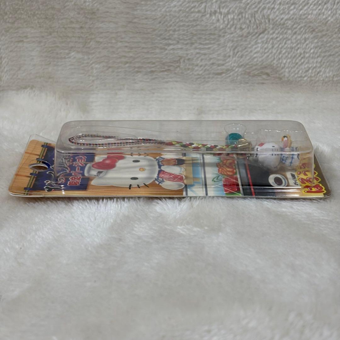 新品】ハローキティ びっくり寿司 限定 根付 ストラップ 平成当時 希少