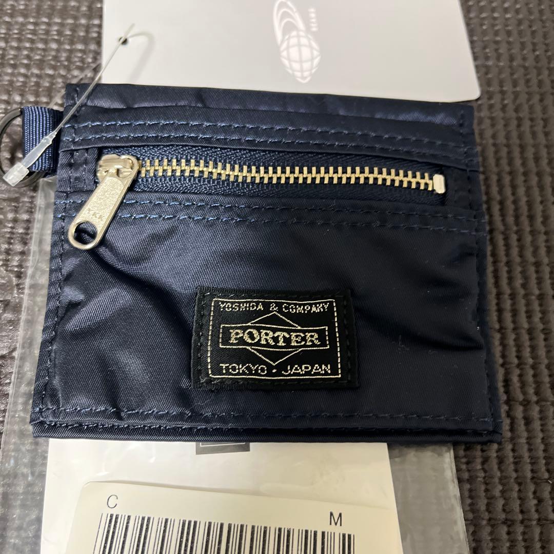 B印 YOSHIDA 別注 HOLIDAY WALLET S ネイビー