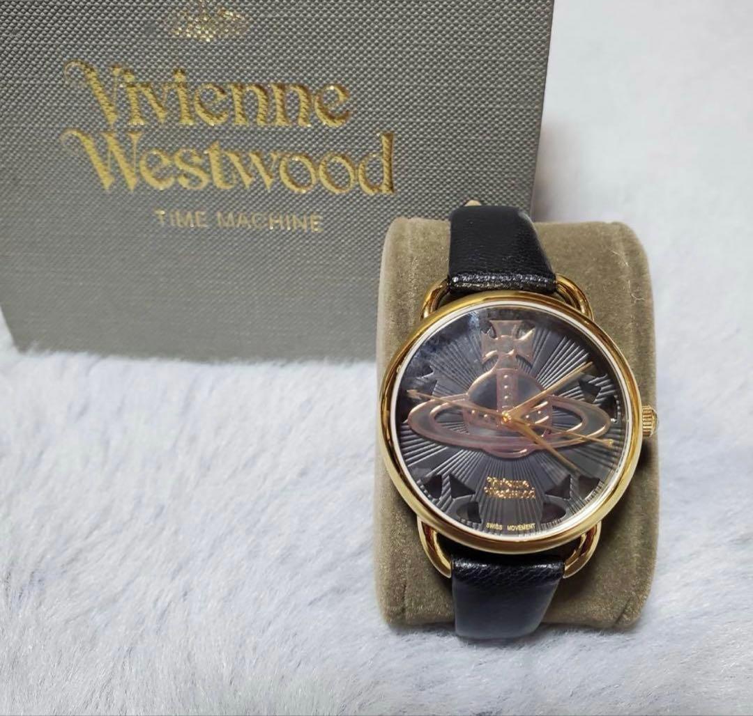 Vivienne Westwood 時計 ブラック/ゴールド Vivienne Westwood（ヴィヴィアンウエストウッド） 時計 腕時計 メンズ