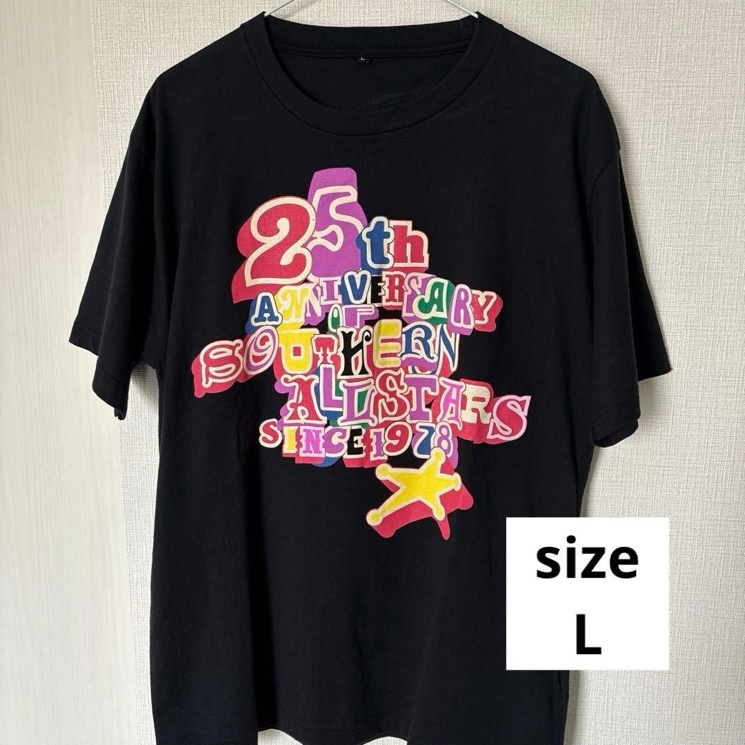 美品 サザンオールスターズ 25周年 アニバーサリー 半袖 Tシャツ L