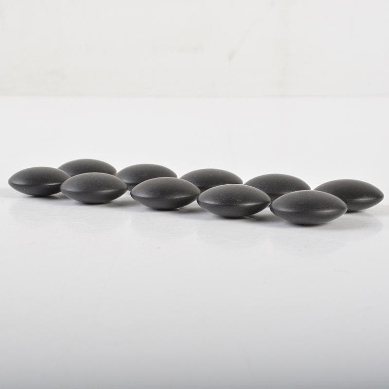 囲碁 鱗屋精製 碁石 本蛤碁石 那智黒碁石 碁笥 一套 共布共箱 MR7246B