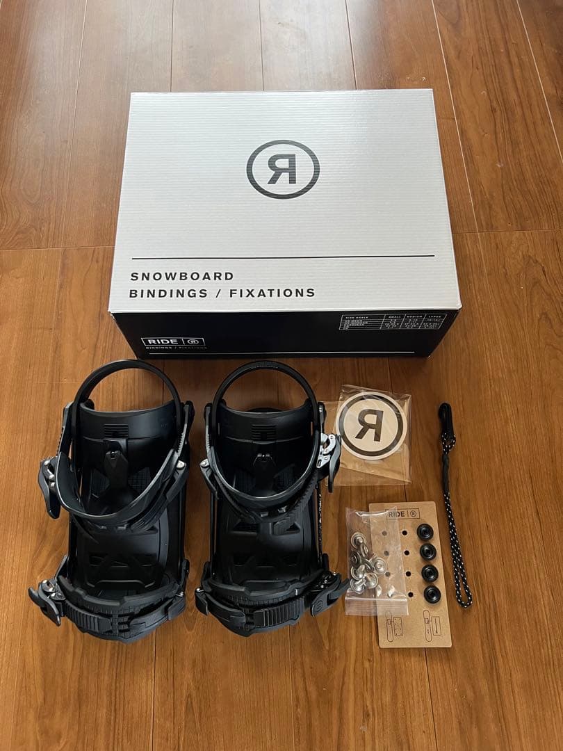 スノーボード ビンディング RIDE A-8 Mサイズ ブラック