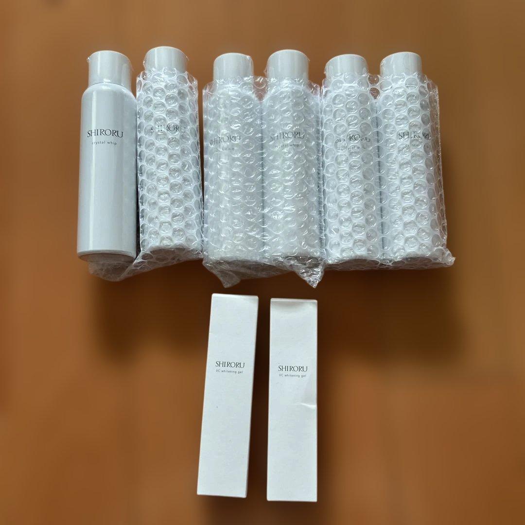 SHIRORU 洗顔×6 ゲル×2