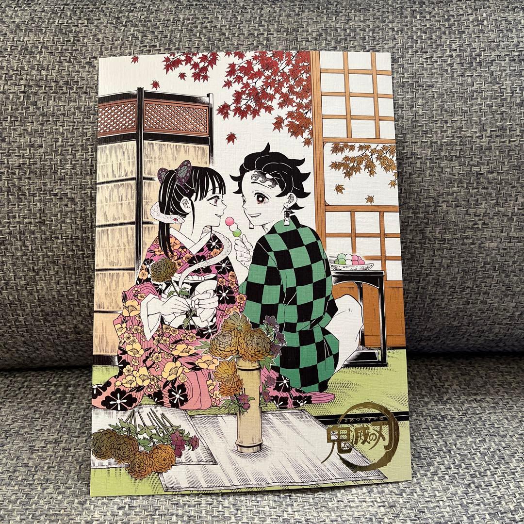 箔押しイラストカードコレクション 鬼滅の刃原画展 A5サイズ カナヲ