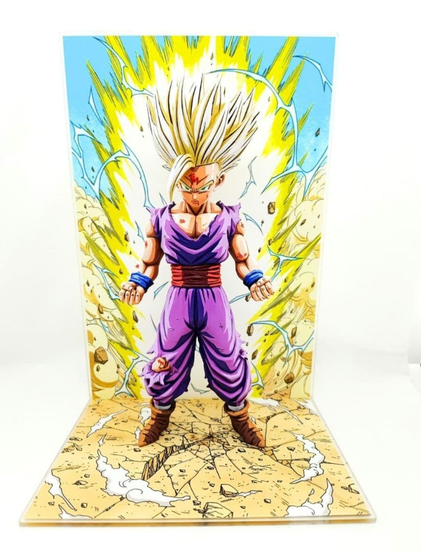 msp ドラゴンボール スーパーサイヤ人2 孫悟飯 フィギュア リペイント