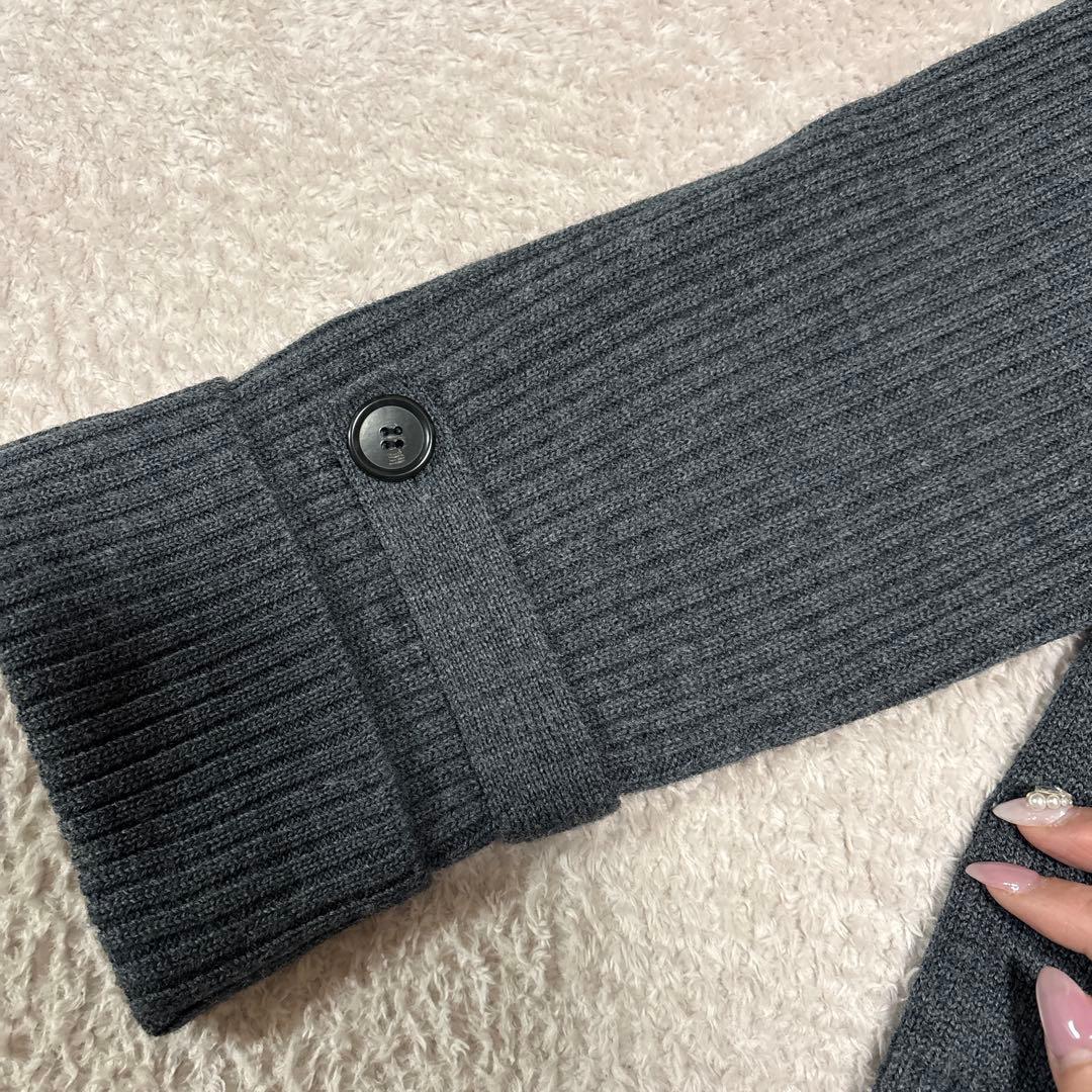 ☆美品☆ Y's ワイズ ハイネックセーター グレー フリーサイズ