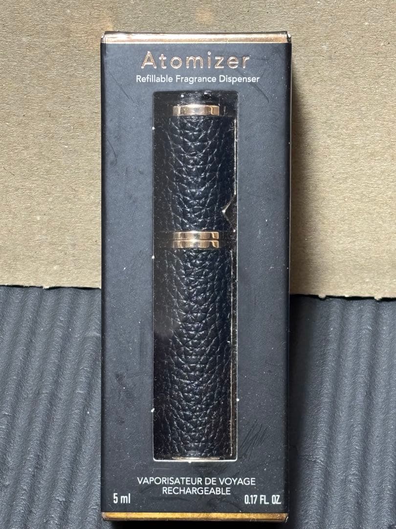 リフィラブルフレグランスディスペンサー 5ml ブラック 高級香水VUITTON