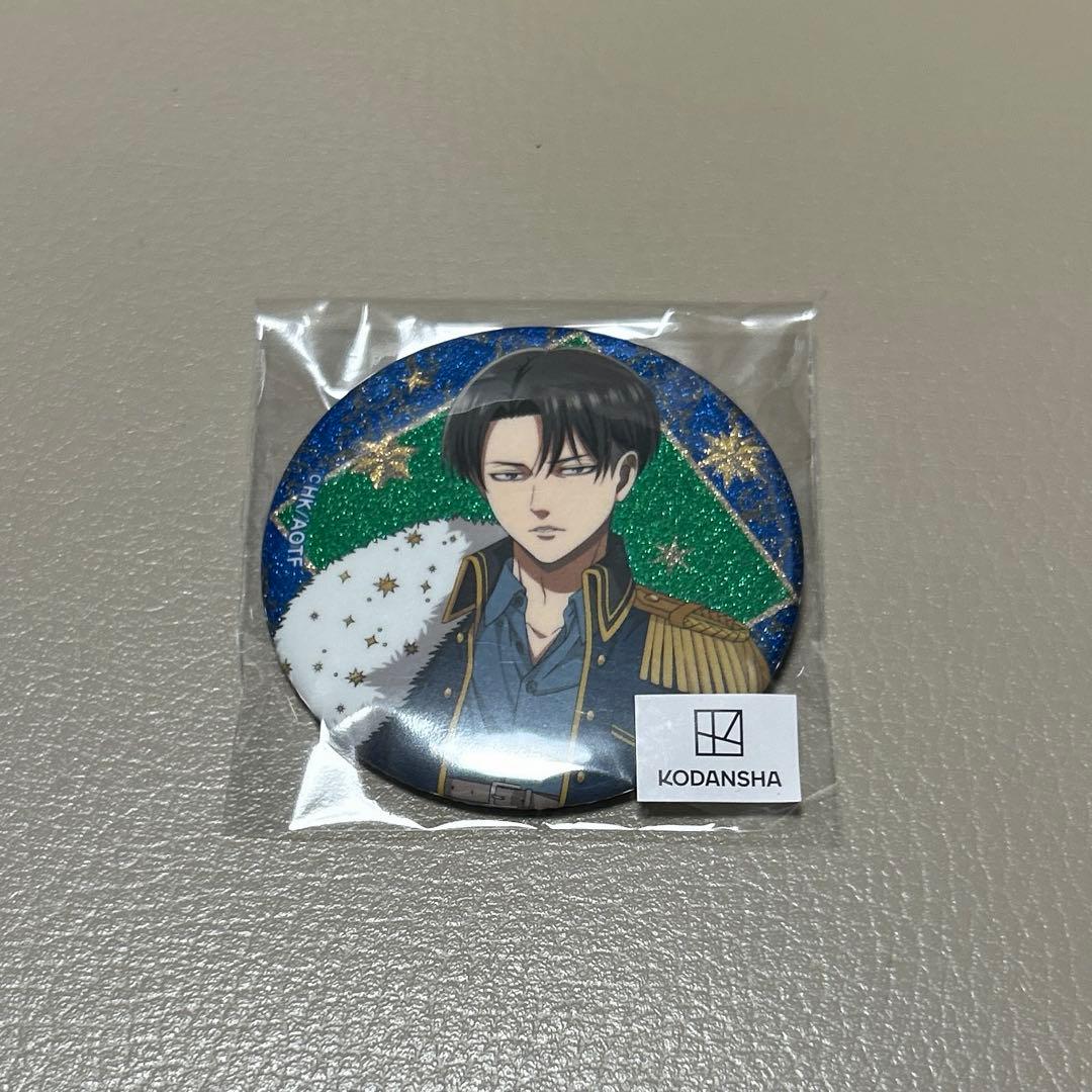 進撃の巨人 リヴァイ エスクリ 缶バッジ - メルカリ