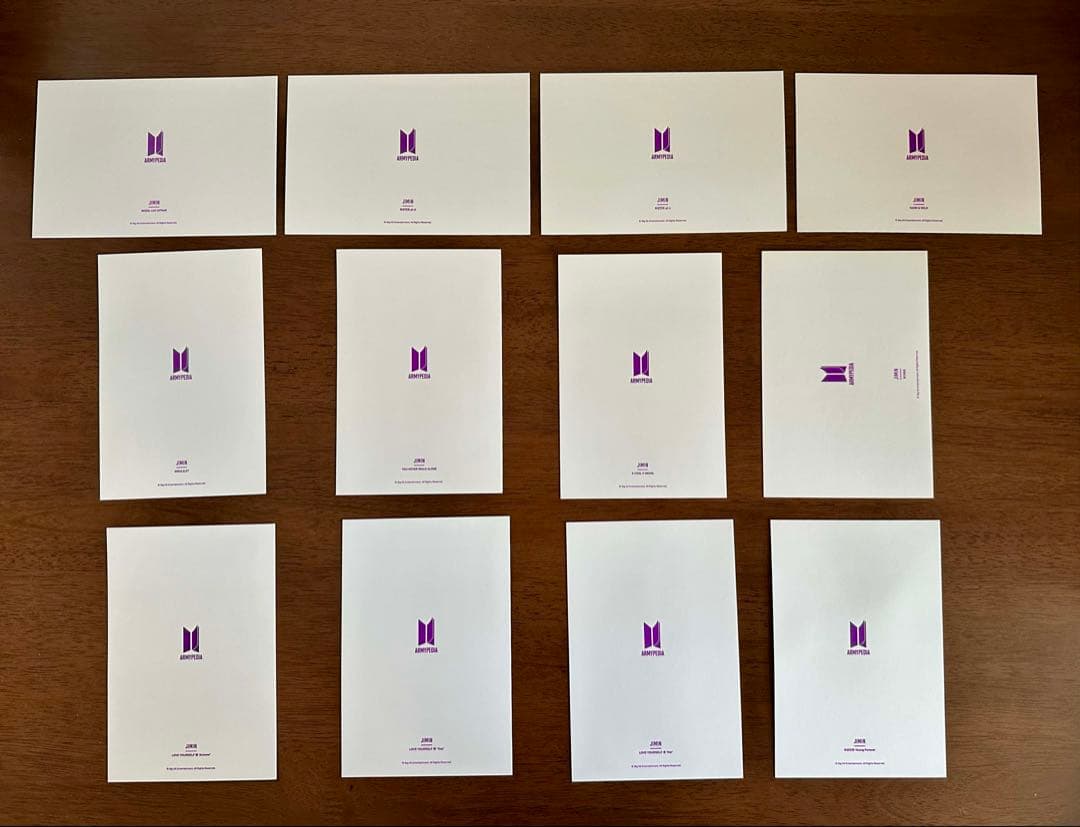 BTS ARMY PEDIA アミペディア ジミン コンプ ポストカードセット