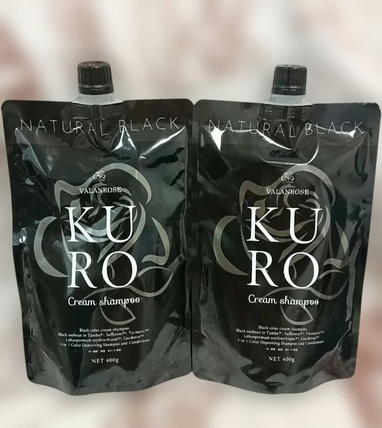 VRクロクリームシャンプー　ナチュラルブラック　400g 2袋セット