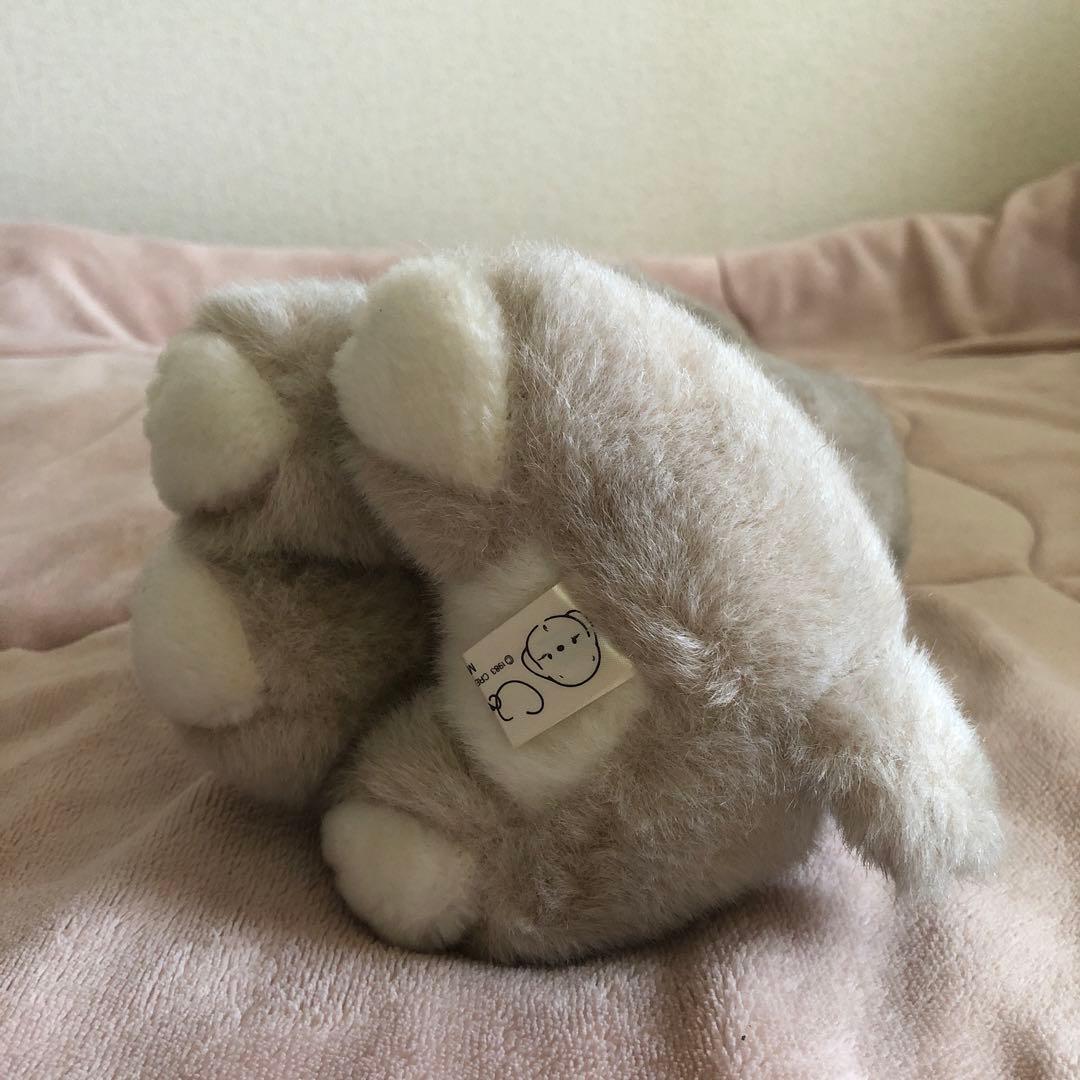 昭和レトロ ヴィンテージ うめ吉 お座りポーズ ぬいぐるみ 4コセット