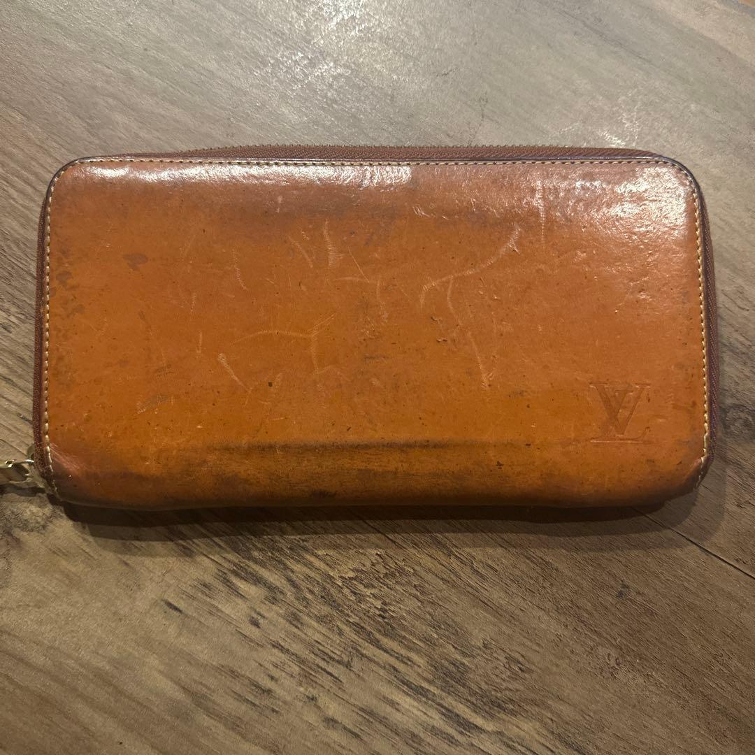 ルイヴィトン　ノマド　ブラウンレザー長財布