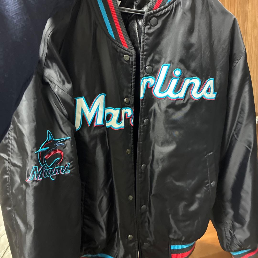 ニューエラMiami Marlins ナイロンジャケット