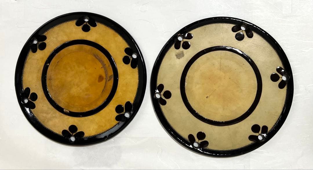 小鼓　皮　2枚　中古