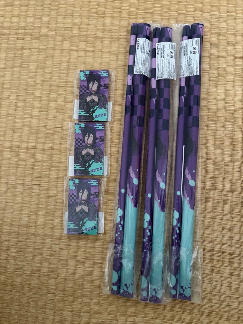 チェンソーマンPOPUP レゼA賞タペストリー B賞アクリルブロック2点3セット