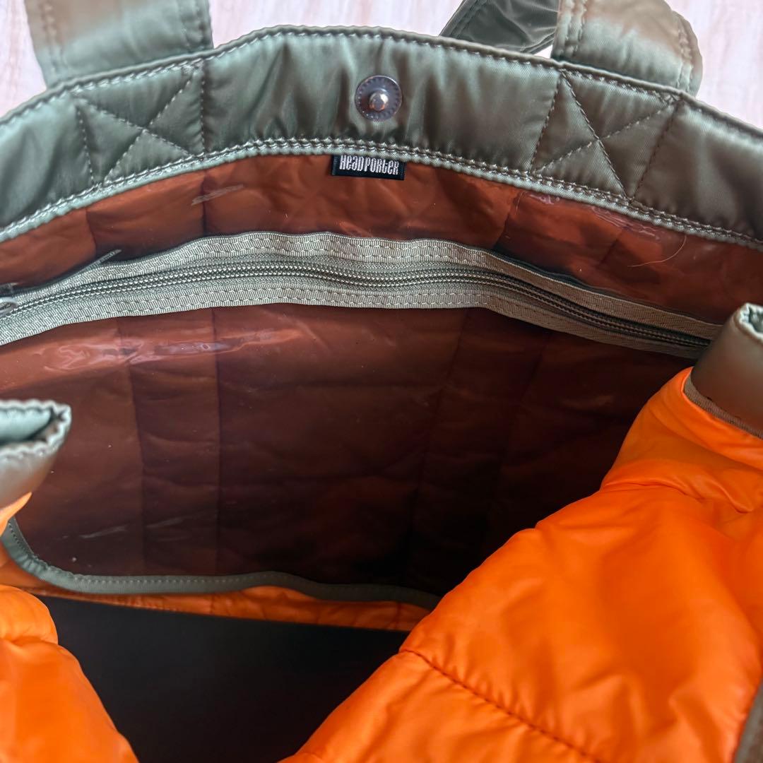 美品☆PORTER ポーター タンカー トートバッグ ナイロン 廃盤品 セージ