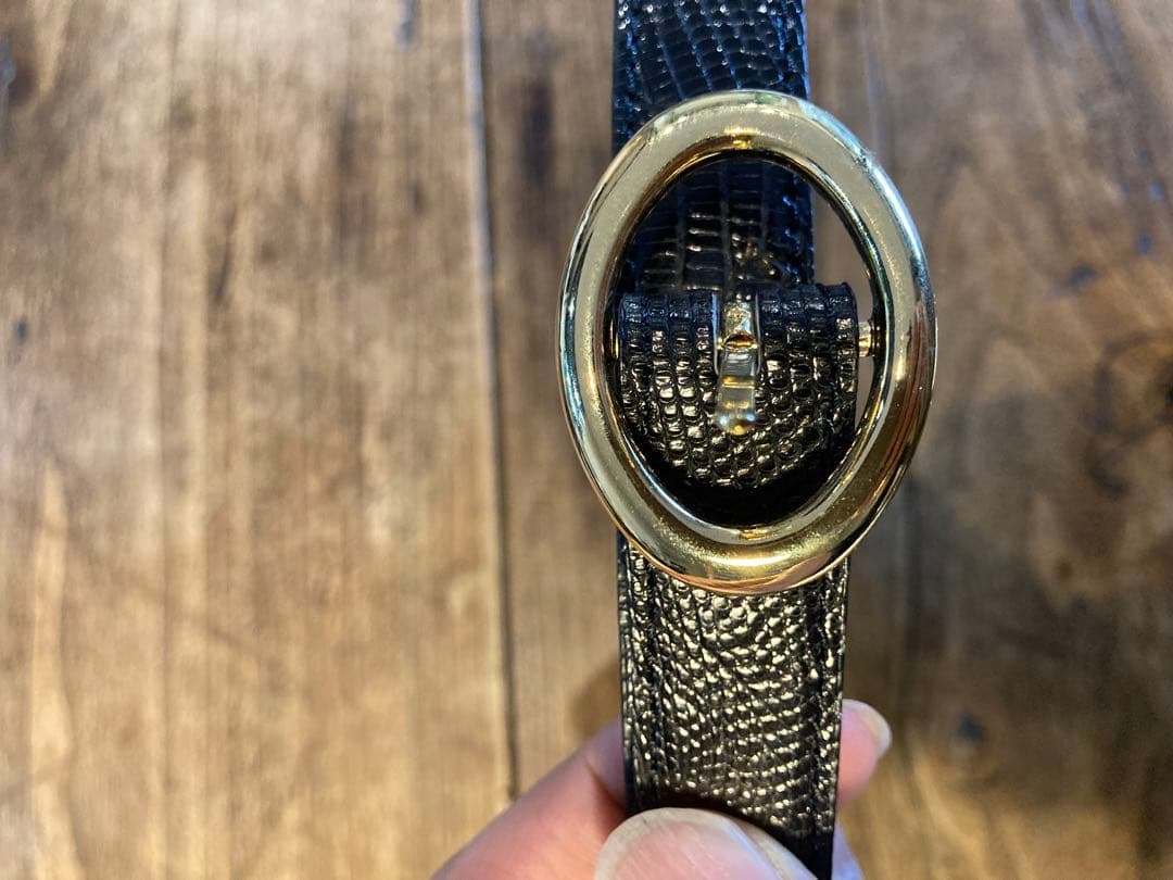 希少サイズ3】BISOWN ビソウン LIZARD OVAL BELT ベルト - メルカリ