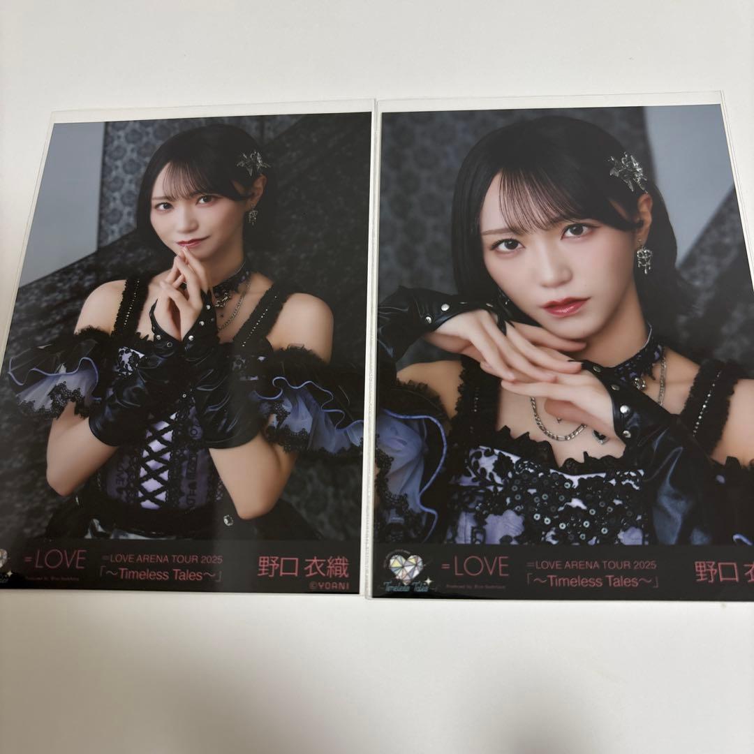 LOVE イコラブ 野口衣織 黒衣装 生写真 - メルカリ